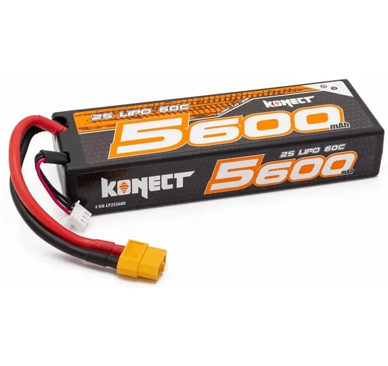 Konect RC-Akku Lipo 5600 mAh 7.4 V 60C (Slim Pack XT60)