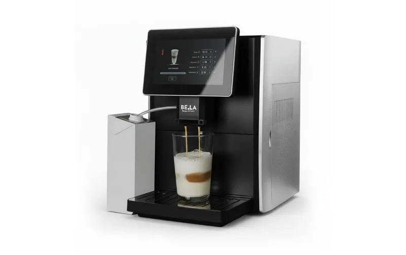 Berger Lanz Kaffeevollautomat Mucho Gusto nero, Silber