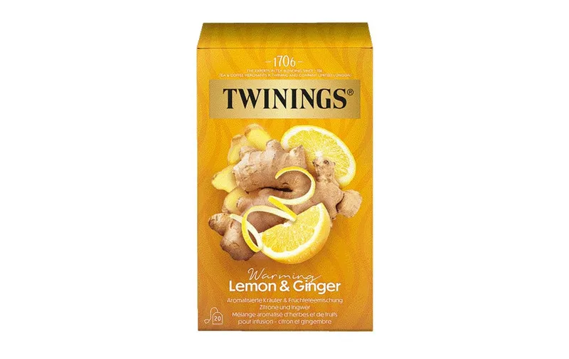 Twinings Teebeutel Zitrone & Ingwer 20 pieces