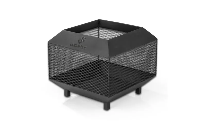 Landmann Feuerkorb 44 x 44 cm, Heizstrahler – noir