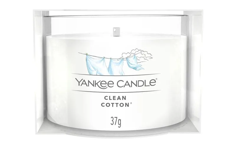 Yankee Candle Duftkerze Clean Cotton 37 g