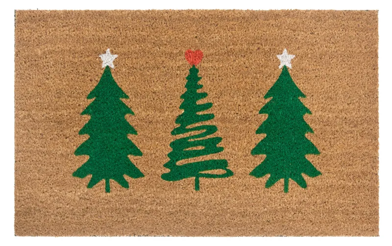 Hanse Home Fussmatte Christmas Trees 45 cm x 70 cm