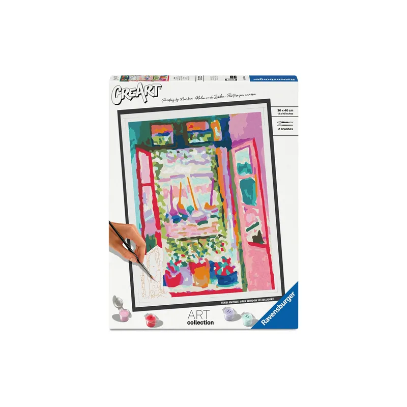 Ravensburger Malen nach Zahlen Henri Matisse:Offenes Fenster in Collioure