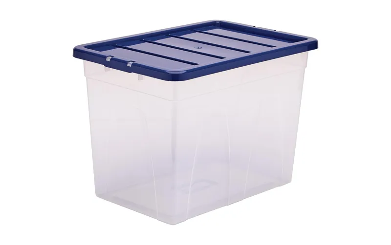 Fellowes Aufbewahrungsbox Bankers Box ProStore 64 l blue/transparent