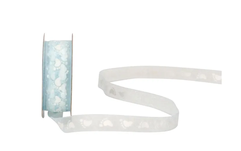 Spyk Geschenkband Baby 10 mm x 4 m, blue