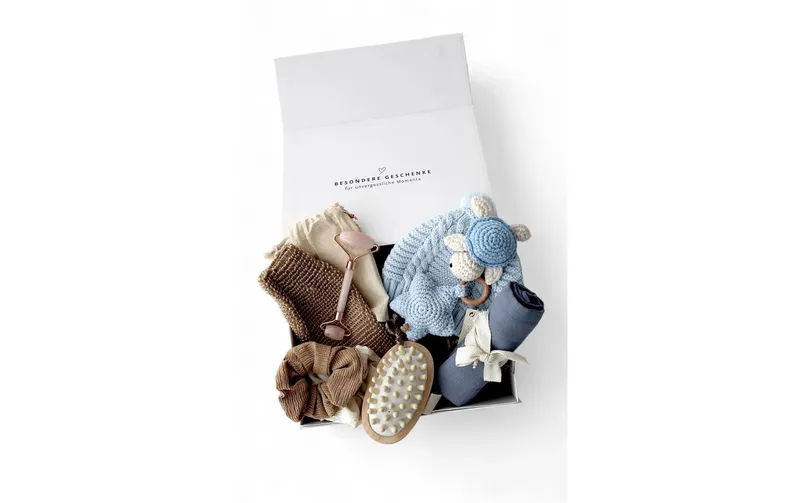 Oykami Mama-Baby Geschenkbox Elora Blau