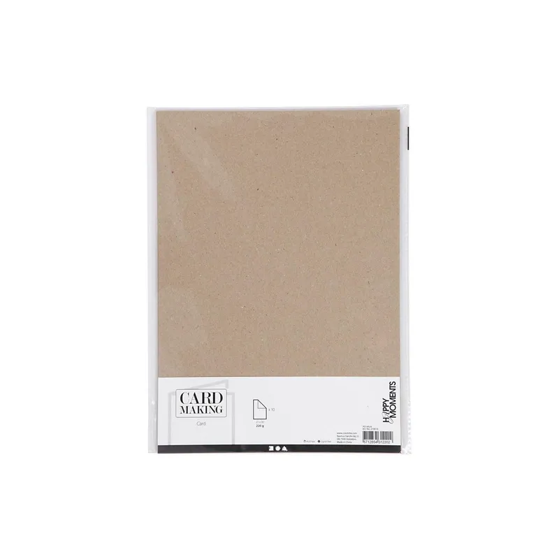 Creativ Company Fotokarton A4, 10 Blatt, naturel