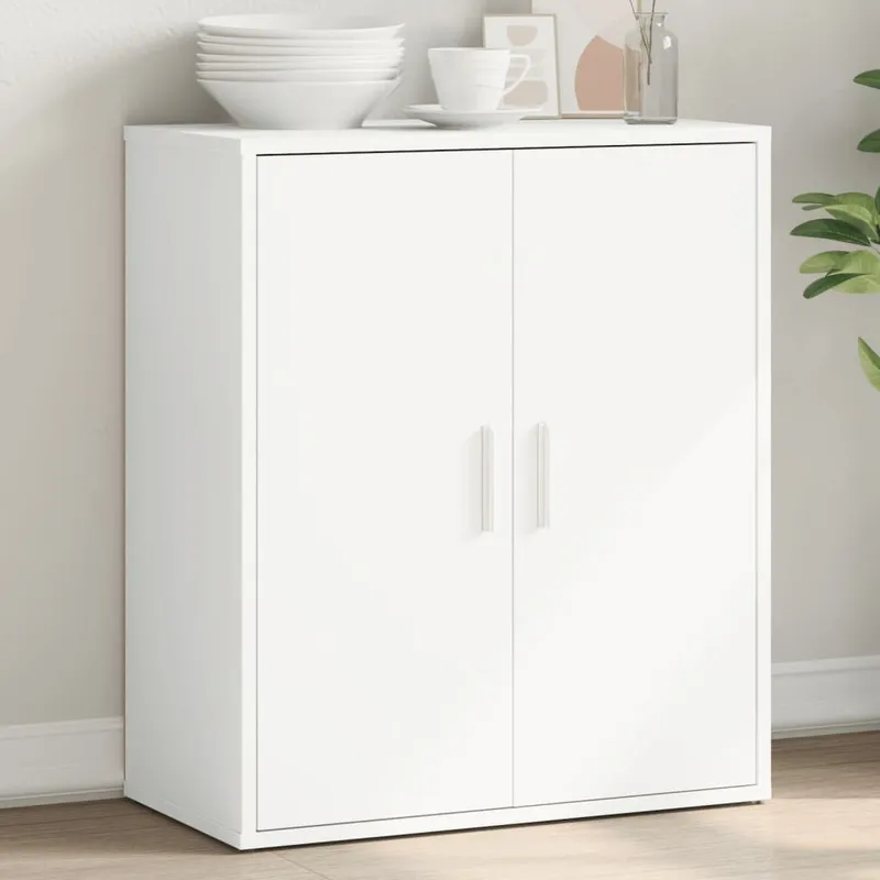 Sideboard bianco 60x31x70 cm derivato del legno