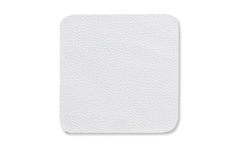 Kela Glasuntersetzer Kimara 10 x 10 cm, 4 pieces, white