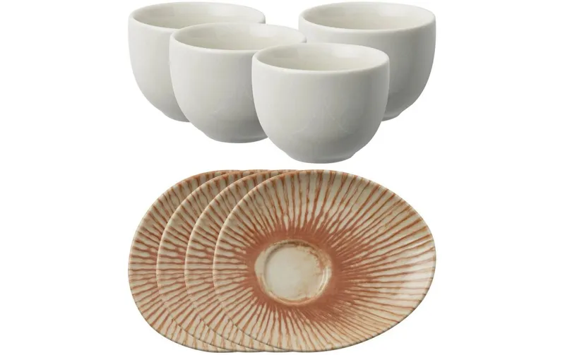 Arthur Krupp Kaffee-Service Sunlight Red 4 pezzi,rosso