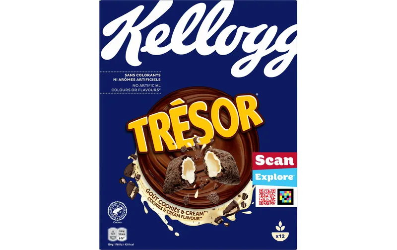 Kellogg's Kellogg's Tresor Cookies & Cream 375 g