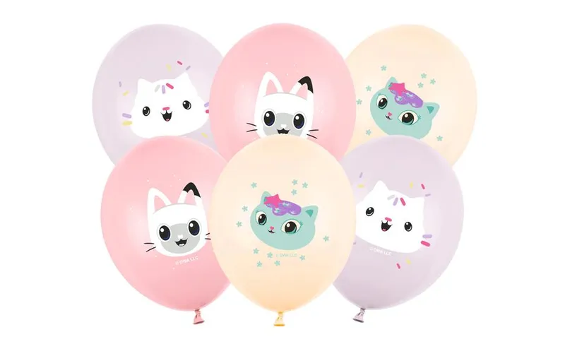 Partydeco Luftballon Gabbys Dollhouse 6 pièces