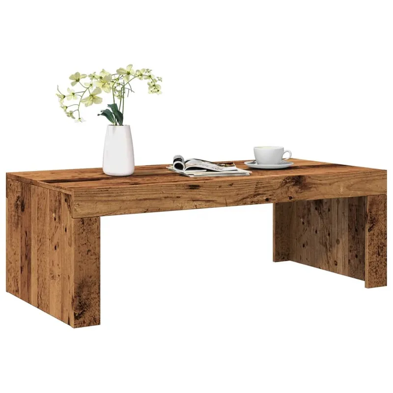 Couchtisch Altholz-Optik 102x50x35 cm derivato del legno