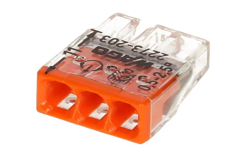 WAGO Steckklemme Contact COMPACT 3-fach, 10 pièces