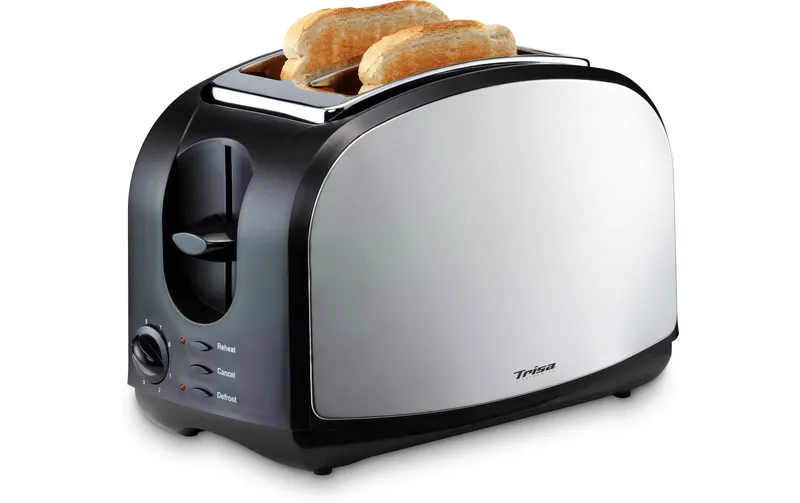 Trisa Toaster Crispy Toast noir/Silber
