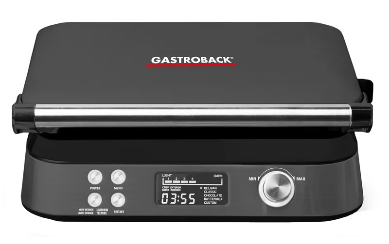 Gastroback Waffeleisen Advanced Control Black Edition