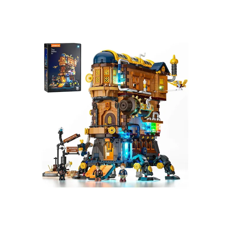 Lumibricks Alchemist's Moving Castle mit LED-Beleuchtung
