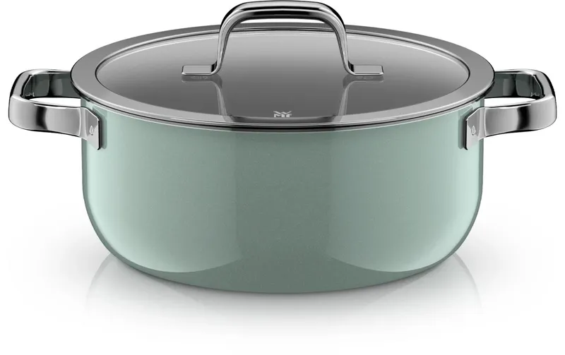 WMF Kochtopf Fusiontec Mineral Pro 24 cm, Efeugrün