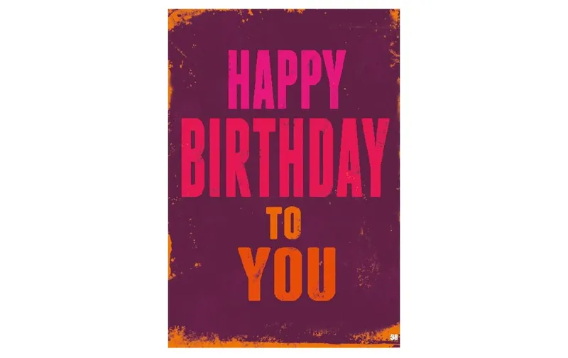 Depesche Musikkarte beweglich Happy Birthday to you