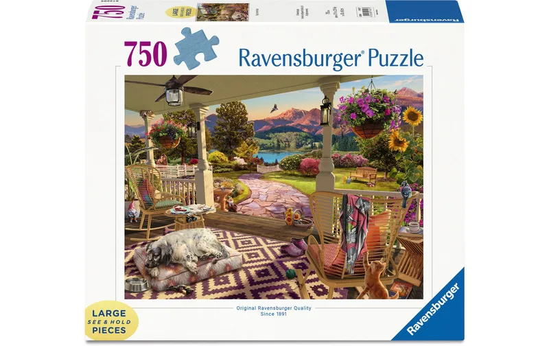 Ravensburger Puzzle Entspannung auf le Veranda 750 Teile