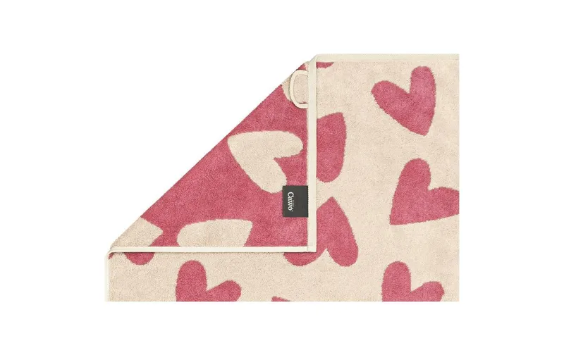 Cawö Handtuch Heart Beats 50 x 100 cm, Pink