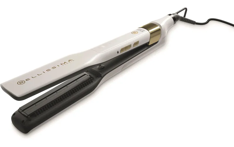 Bellissima Profihaarglätter Steam Elixir Gold/Weiss