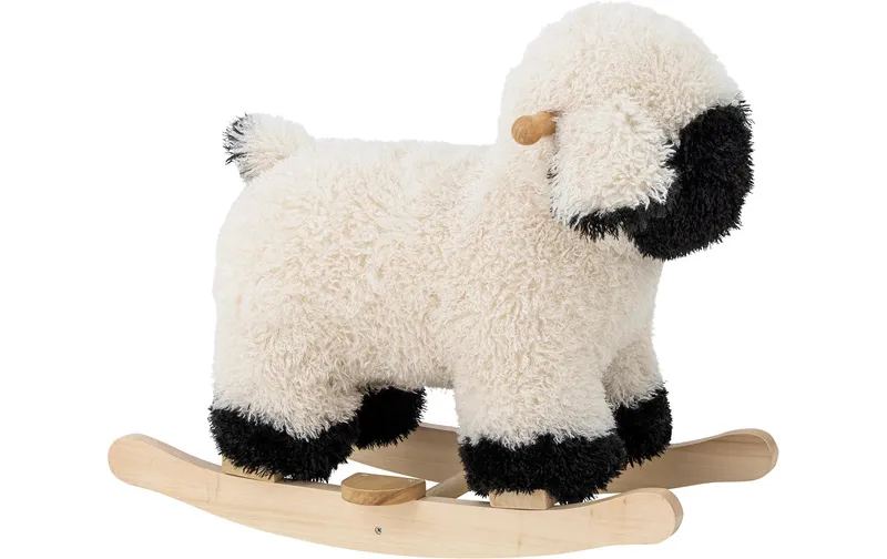 Bloomingville Schaukeltier Dolly Schaf Weiss