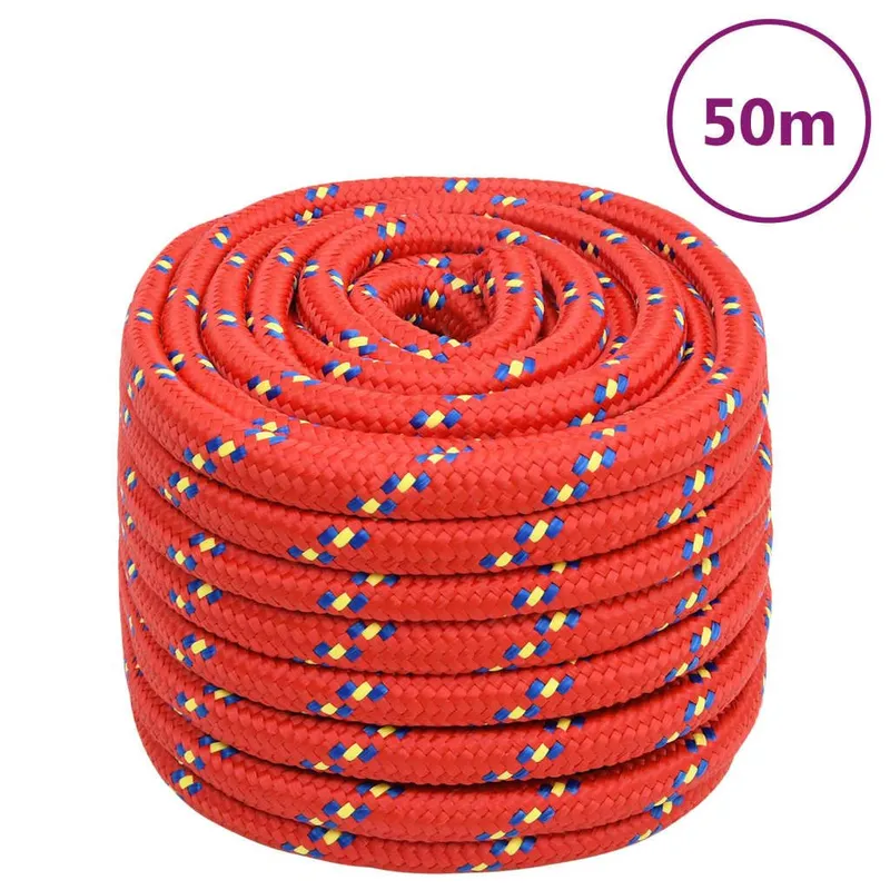 Bootsseil rosso 20 mm 50 m Polypropylen