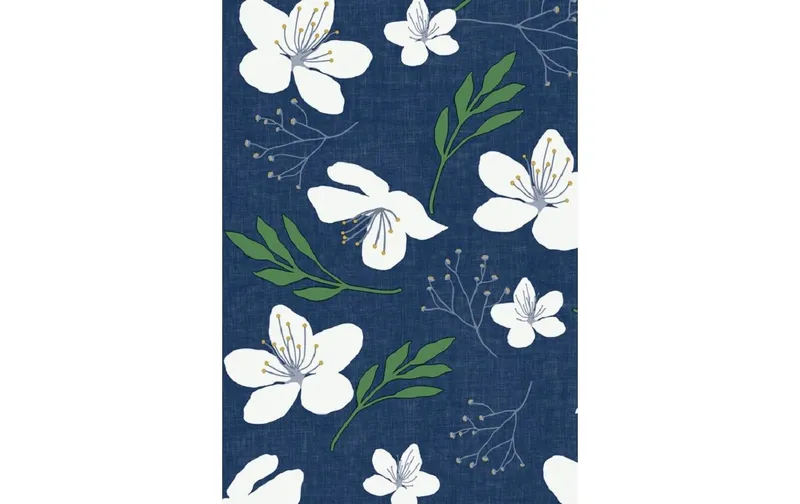 d-c-fix nappe Fiesta dusk 140 cm x 180 cm, bleu/blanc
