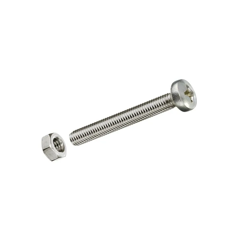 FTM Metrische Schrauben M 3 x 20 mm avec Muttern acier inoxydable, 8 Stk