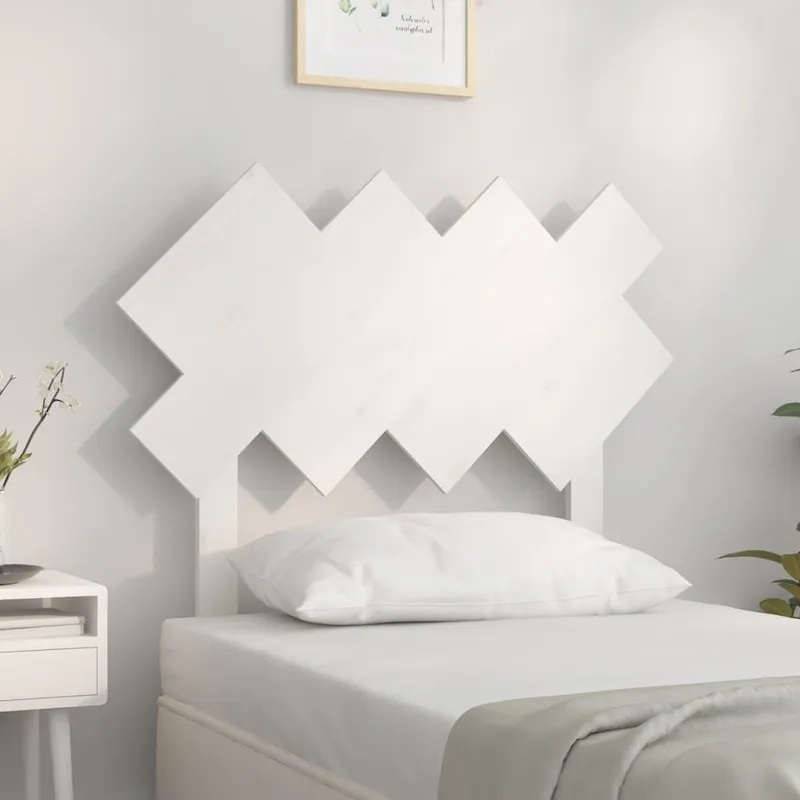 Kopfteil bianco 92x3x81 cm legno massiccio pino