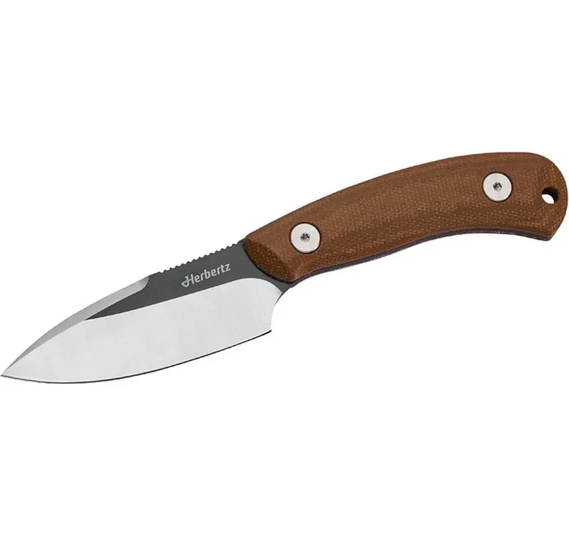 Herbertz Gürtelmesser D2 braun micarta