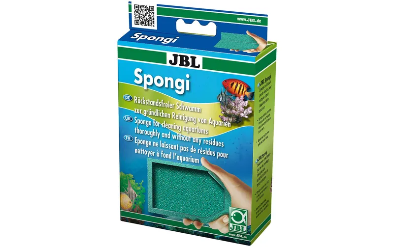 JBL Scheibenreiniger Spongi Reinigungsschwamm, 11.5 x 9 cm, grün