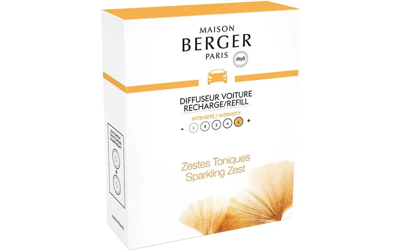Maison Berger Autodiffusor Refill Energy Zestes Toniques 2 pezzi