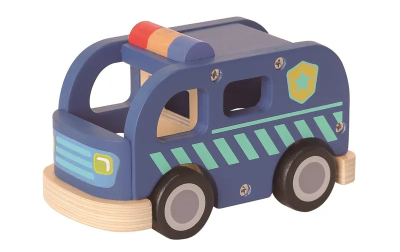 Spielba Holzspielwaren Polizeibus