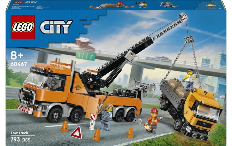 LEGO® City Schwerlast-Abschleppwagen with Kran 60467
