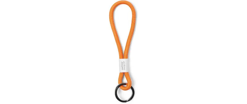 Pantone by Copenhagen Design Schlüsselanhänger Key Chain Short Nylon Metall Orange 18 cm