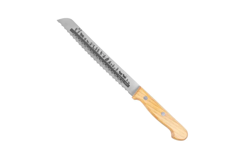 Trendform Brotmesser Swiss Tradition Silber/Hellbraun