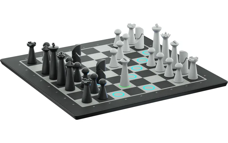 Particula Mini Schachbrett LED-Lichtsystem, Chess.com, Lichess.Org