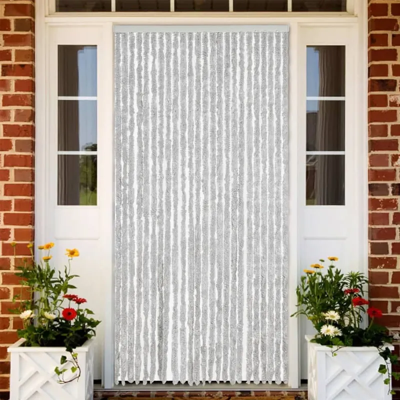Fliegenvorhang grigio 100x200 cm Chenille