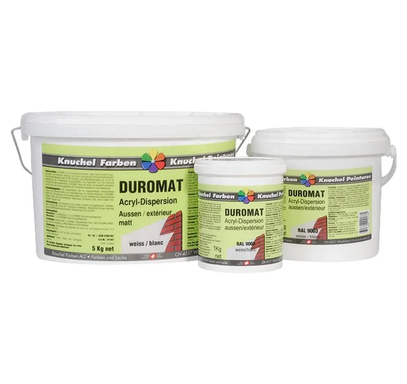 Knuchel Aussendispersion Duromat 1 kg Weiss 9003