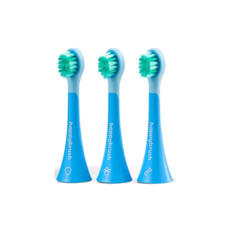 happybrush Zahnbürstenkopf EcoVibe Kids 3 pezzi
