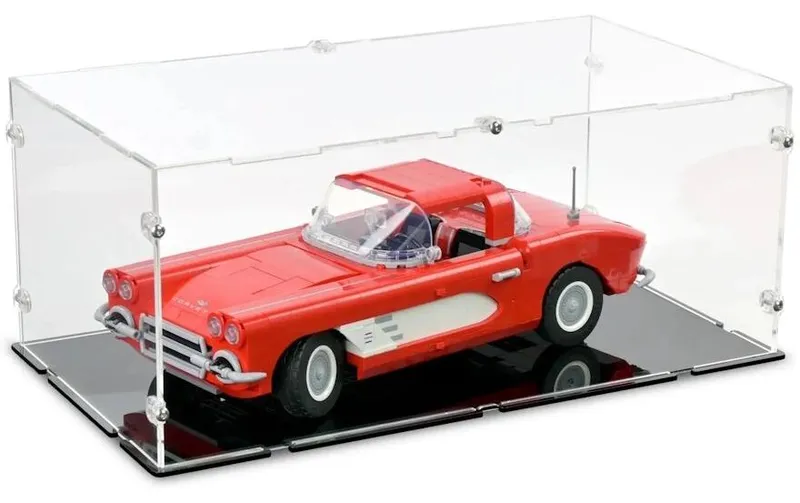 iDisplayit Baukasten Acryl-Display pour LEGO 10321 Chevrolet Corvette