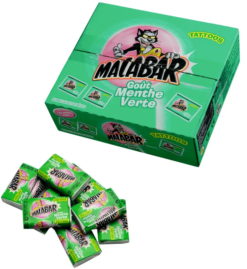 Kaugummi Geschmack Minze