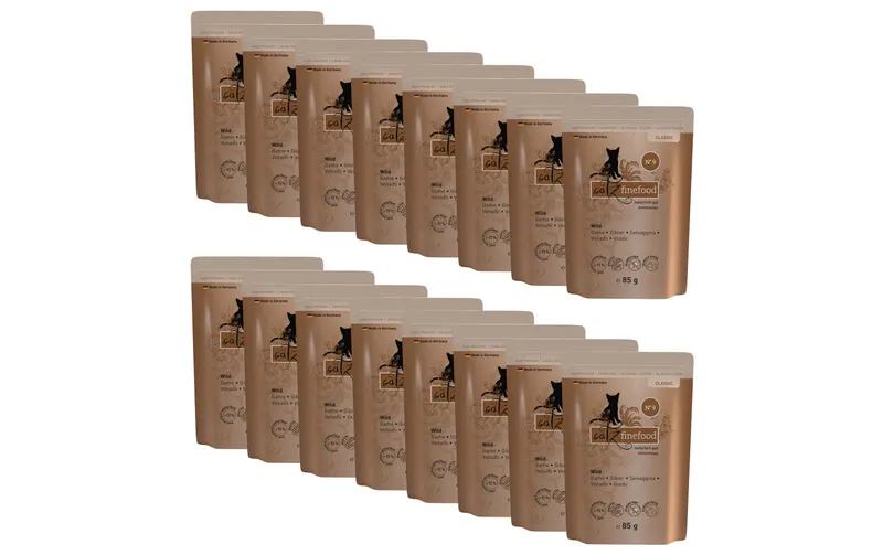 catz finefood Nassfutter No.09 Wild, 16 x 85 g