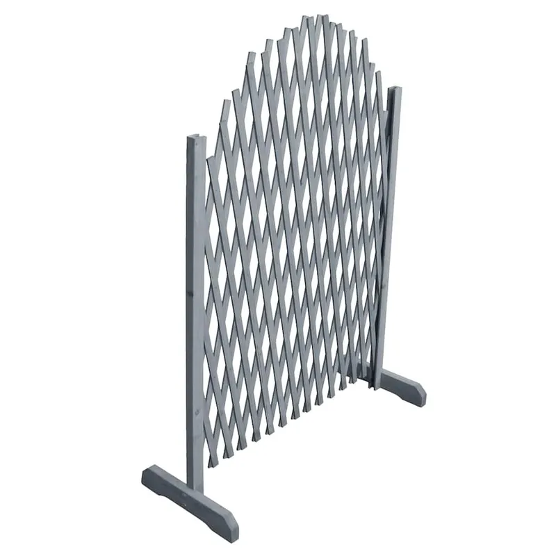 Rankgitter Massivholz Tanne 1,8x1 m grigio