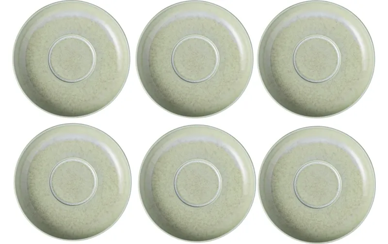 Villeroy & Boch Untertasse Perlemor Alga 6 pièces, vert