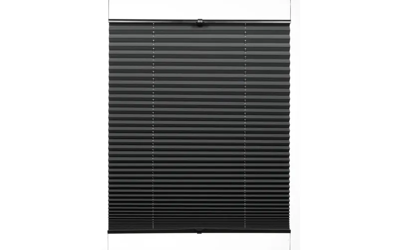 Gardinia Plissée 80 x 210 cm, black