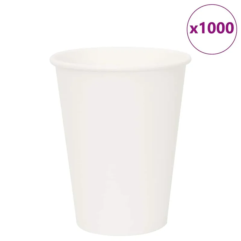 Pappbecher 1000 Stk. 12oz 300ml bianco
