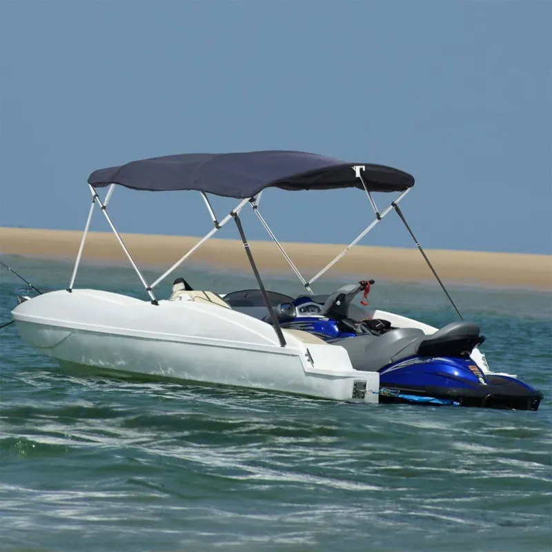 4-Bow Bimini-Top mit Seitenteilen 243x(170-182)x137 cm
